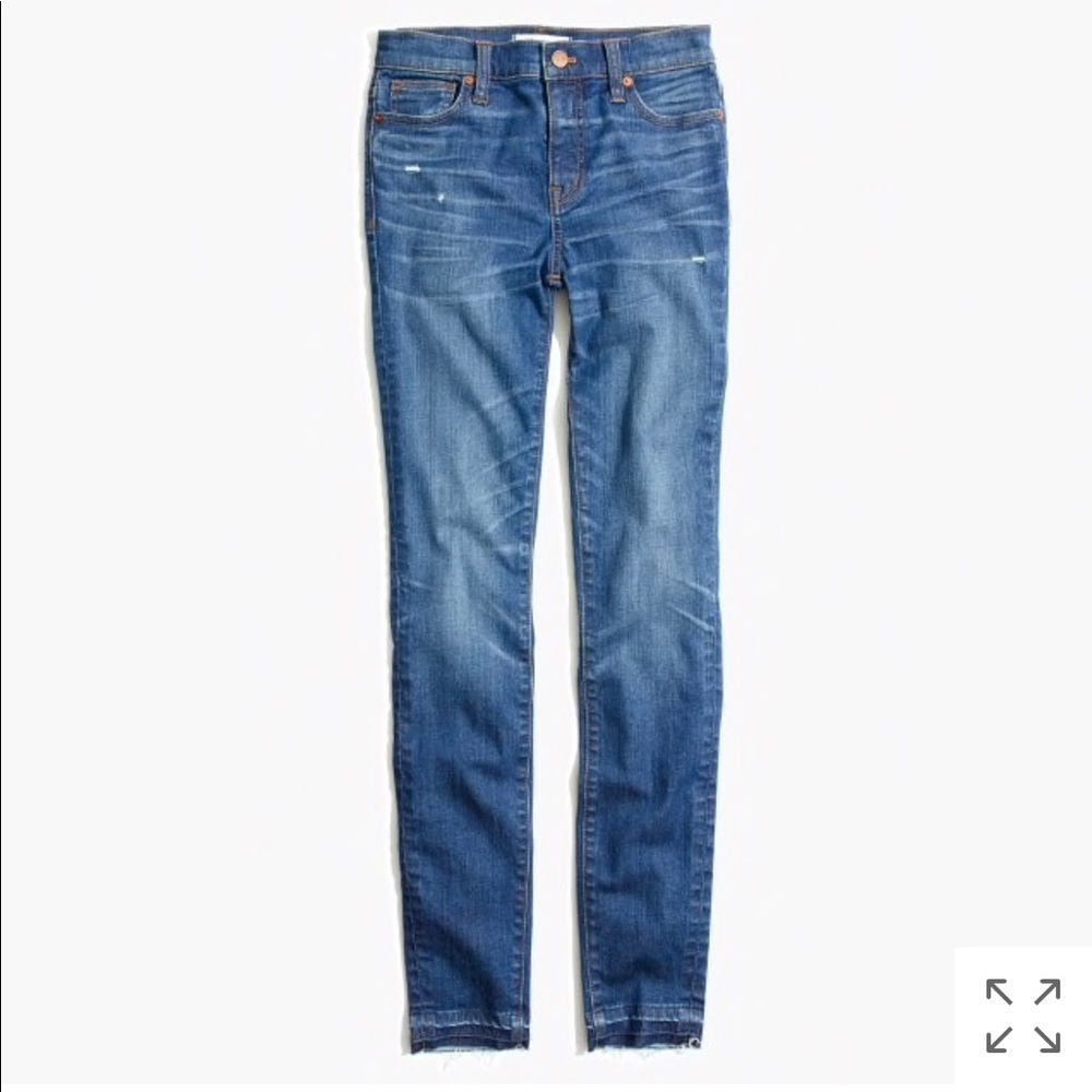 Madewell 9in high rise skinny jeans in Hammond